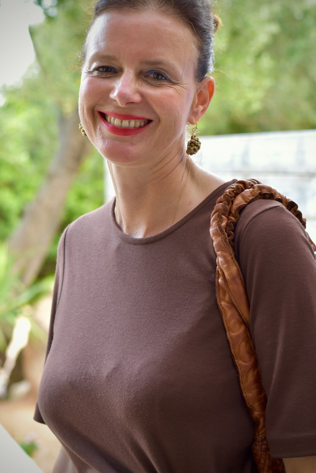 Portrait of an older Brazilian woman smiling